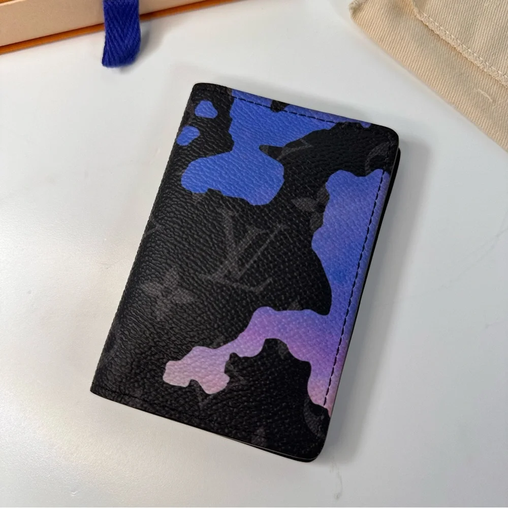 Sunrise Monogram Eclipse Room With A View Pocket Organizer Blue Purple - Picture 5 of 12